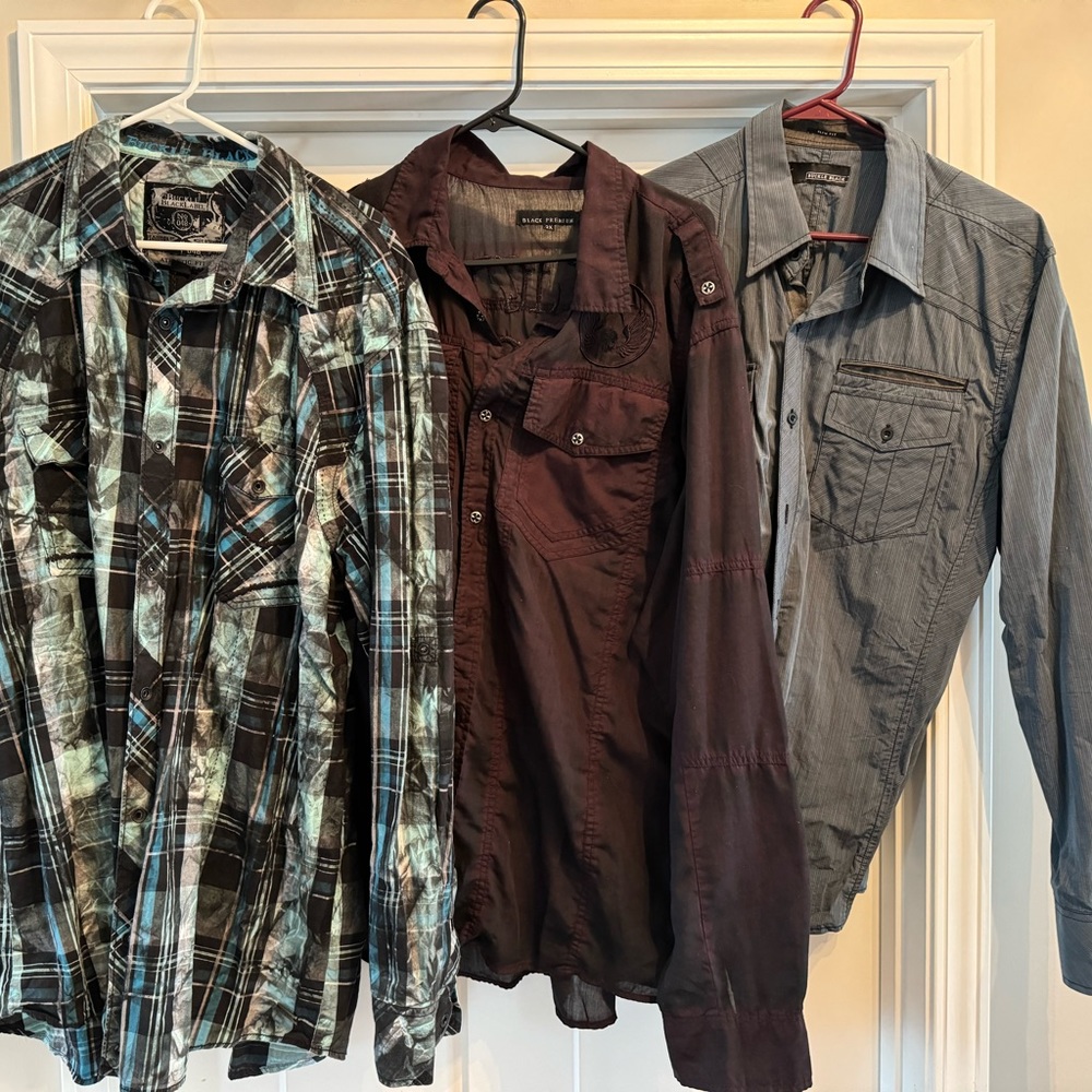 3 Buckle Men’s Button Down Shirts